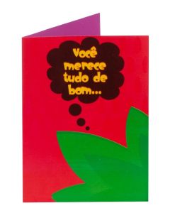 Cartão Você Merece Tudo de Bom